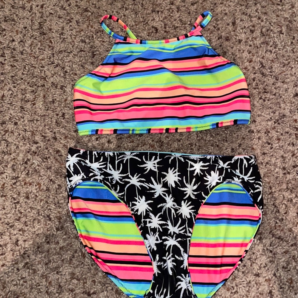 Black & White / Multi-Colored Flippable Kids Swim